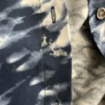 Vince Camuto Blue and White Front Tie Shirt Photo 3