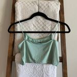 SheIn NWOT mint green spaghetti strap crop top size S. Brand new without tags & in excellent condition. Photo 3