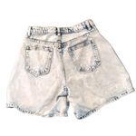 Missguided  Acid Wash Blue Denim Shorts Size 4 Photo 3