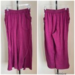 Free People Intimately Wide Leg Fushia Pants Small Lounge Cozy Photo 1