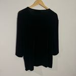 Travelers Patchwork Top In Black Size X-Large Chico's Size 3 Photo 3