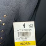 Thalia Sodi Brand new Thalia black button-down top with gold bling Photo 2