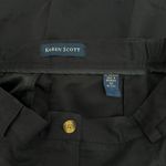 Karen Scott navy pleated Bermuda shorts old money nautical coastal Photo 3