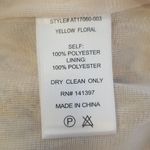 ASTR 💕 THE LABEL💕 Ruffle One Shoulder Top ~ Yellow Floral Print XS NWT Photo 8