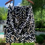 Grace Elements  Leaf Print Stretch Career Skirt 6 Photo 7