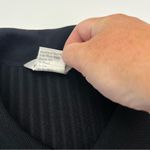 Misook  Open Front Cardigan Ribbed Womens Size Medium Black Long Sleeve Office‎ Photo 2