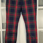 Vineyard Vines  Womens Jolly Plaid Jamie High Rise 5‎ Pocket Pants 6 Photo 0