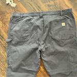 Carhartt  Loose Fit Rugged Flex Pants Womens 26W Gray Straight Leg Canvas Photo 3