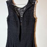 Victoria's Secret  Black Lace Fit and Flare Dress Size 12 Photo 8