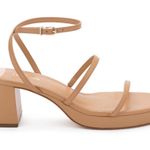 Larroude NWOB Larroudé Women's Gio Block Heel Sandals Tan. MSRP $315  Photo 0