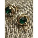 925 sterling silver old fashion no hole earrings amazing h11 9.94g Photo 1