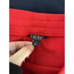 Lauren Ralph Lauren Red White & Blue Jersey Knit Pull On Casual Midi Skirt Small Photo 4