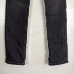 ZARA Women's Charcoal Black High-Rise Skinny Jeans Photo 4