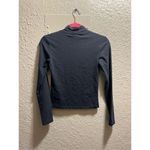 Nike  Black Long Sleeve Top Woman’s Size XS FLAWED-Spots Photo 6