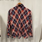 The Limited Vintage 70’s Ms.  pointed collar plaid blouse groovy costume ugly champ 🏆 Photo 3