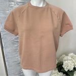 PINK - Victoria's Secret  Tan Short Sleeve Sweatshirt Size S Photo 1