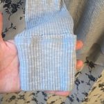 American Eagle  NWT Waffle Knit Baby Blue Long Sleeve Photo 1