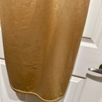 Free People  Casino Got Glam Tie Strap Gold Satin Midi Dress Photo 9