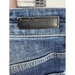 Buckle Black Ankle Skinny Jeans Distressed Ripped Medium Wash Size 33 Blue Photo 3