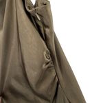 Molly green Satin Ruched Slip Dress Maxi Photo 3