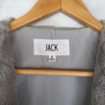 Jack by BB Dakota JACK Faux Fur Grey Cardigan Photo 3
