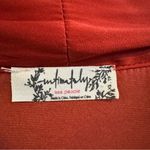 Free People Intimately  Rust Elsa Surplice Long Sleeve Bodysuit Photo 4