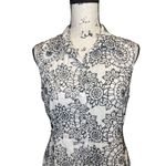 Tweeds 100% cotton black and white collared‎ dress, Size 10 Photo 2