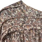 O.P.T Tuckernuck Floral Boho Ruffle Long Sleeve Mini Dress Tie Waist Medium Boho Yellow Photo 15