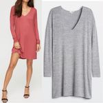 Aritzia Wilfred Free Grey Gail Dress Heather White New with Tag W-534 Size XS Photo 1