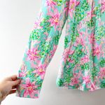 Lilly Pulitzer UPF 50+ Skipper Popover Floral Pullover Sweatshirt Surf Blue XL Photo 7