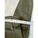 Free People  Olive Green Skinny Jeans  Cropped Ankle High Rise Boho Size 24 Photo 3
