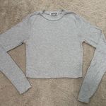 Joah Brown  Gray Long Sleeve Top Photo 0