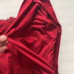 Laundry by Shelli Segal Y2K vintage red lace mini tank dress, size 2 Photo 4