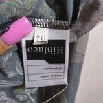 Hibluco Sheer Chiffon Black Floral Kimono Cardigan Long Swimwear Cover Up Sz 2XL Photo 6