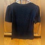 Belle Pogue elegant retro top Black Photo 4