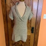 Y2K Xhilaration Knit Sweater Top | Cowl Neck Short Sleeve Tan Size M Photo 5