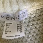 Venus White Zip-Up Cable Knit Cardigan Photo 7