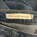 Pilcro and the Letterpress Anthropologie  Flare Flounce Floral Hem‎ Jeans Size 30 Photo 7