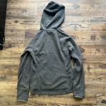 The North Face Womens Grey Full Zip Hooded Fleece Jacket Outdoor Pockets size Medium Photo 7