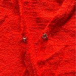 Madewell  Texture & Thread Red Tie Front Short Sleeve Tee Photo 6