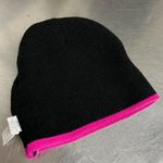 Gerry Black, Gray and Pink Striped Women’s Knit Beanie Photo 1