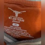 Womens Texas longhorns burnt orange white crop top shirt Size M Photo 1