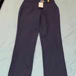 Quince NWT  Navy Scuba Slim Ankle Pants size 4 Photo 0