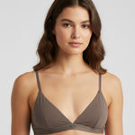 UGG  Francis Bralette Taupe Brown Size L NWT Wireless Soft Photo 0