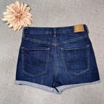 American Eagle Curvy Hi Rise Jean Shortie High Rise Shorts Denim High Waisted 6 Photo 4