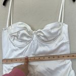 House Of CB  'Flora' Ivory white Satin Corset Dress/Size M‎ flawed NWOT Photo 6