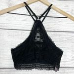 Victoria's Secret NWT  Sheer Black Lace High Neck Racerback Bralette Size Small Photo 5