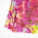 Willi Smith Eyelet Wonder  Small Cardigan Jacket‎ Handmade Tie Dye Open Lined 523 Photo 7