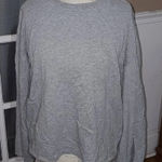 Evidnt NWT  Los Angeles Womens Gray Long Sleeve Split Sleeve Top‎ Medium Photo 0