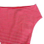 Aerie  Crinkle Stripe High Cut Cheeky Bikini Bottom Neon M New Photo 6